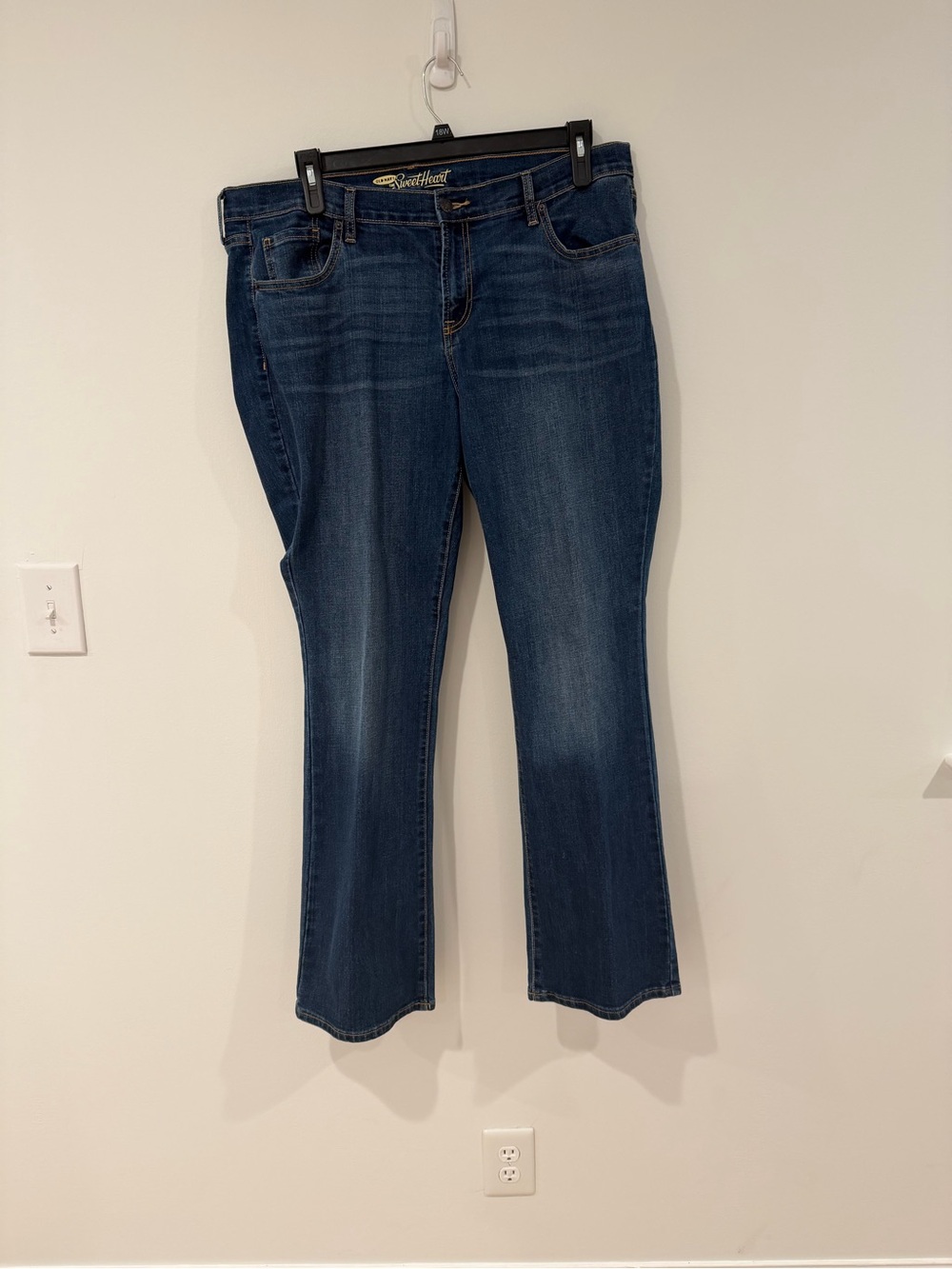 Old Navy Dark Wash Sweetheart Jeans